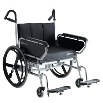 Bariatric Folding Wheelchair Bariatrisk kørestol Minimaxx Foldbar Feltbar schwerlast-Rollstuhl