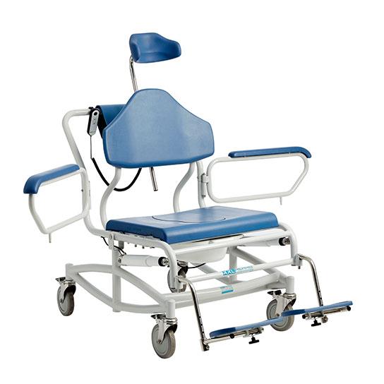 Bariatric shower top commode chair
