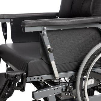 Cobi Cruise bariatric comfort wheelchair swing away armrests quick release