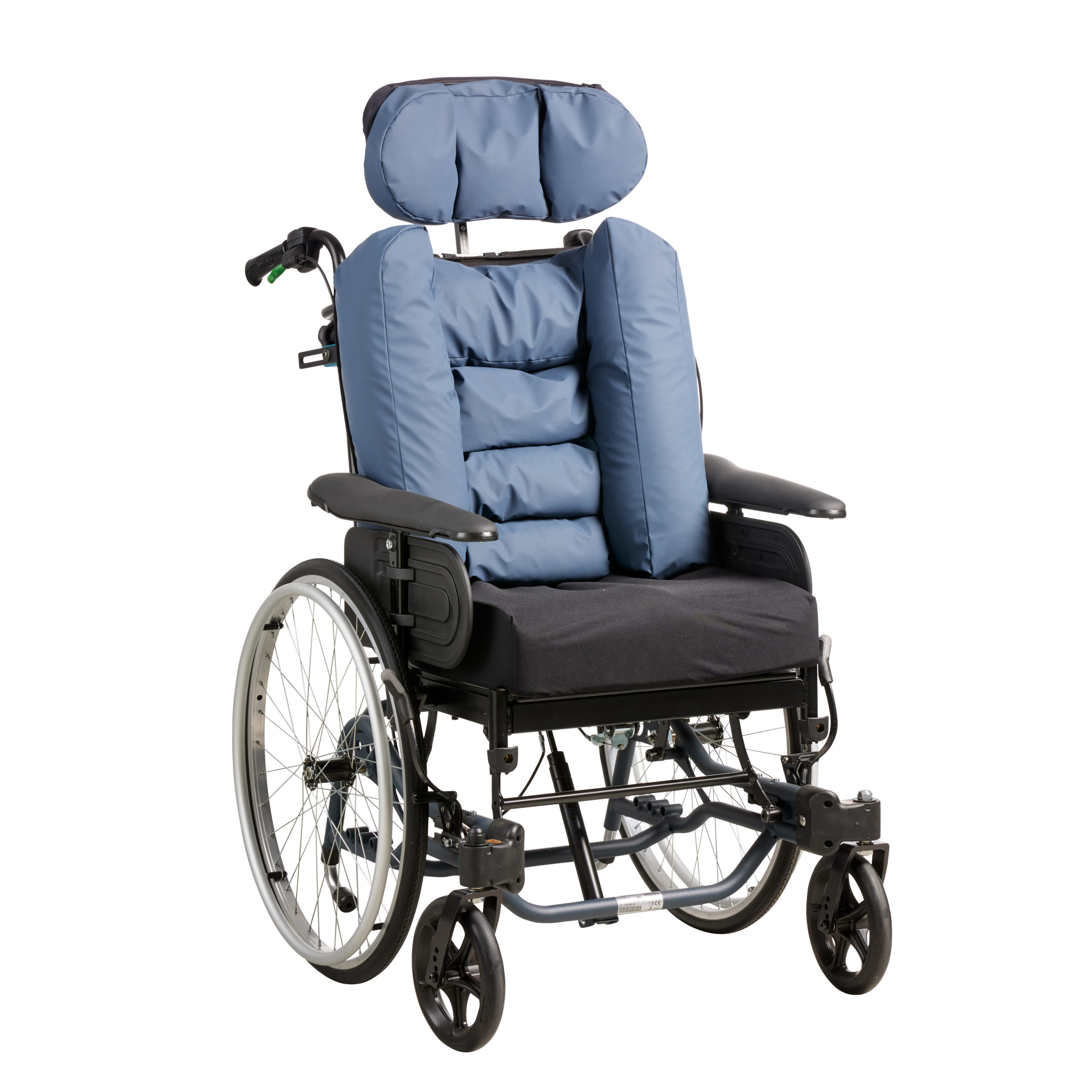 Kamille ryg til mange typer af kørestole, elektriske som manuelle. Kamille Back Support.