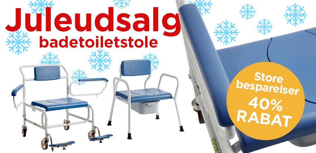 Oprydningsudsalg badetoiletstole
