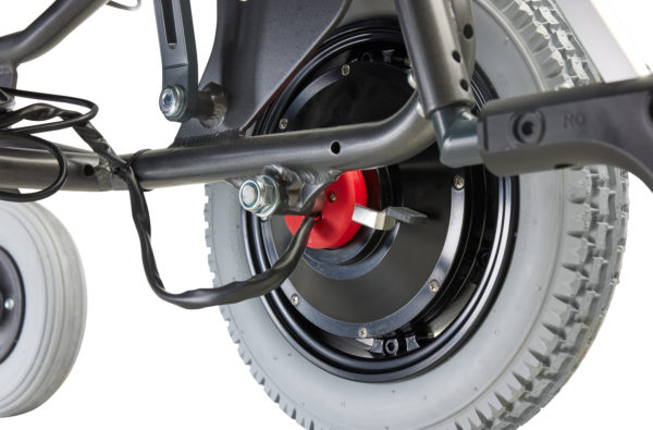 Kamille Power Komfortkørestol med motor i hjulet_afkobling af motor