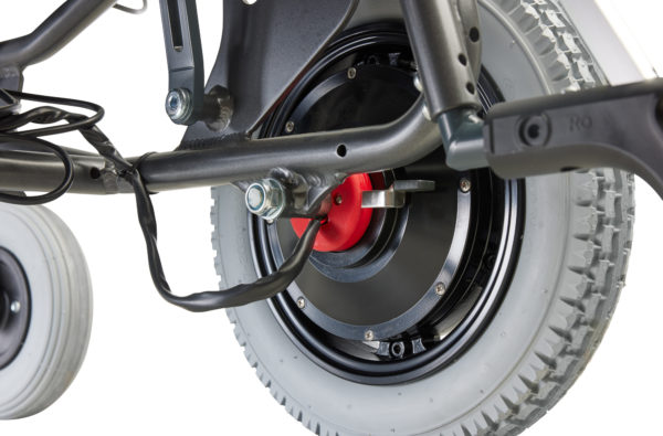 Kamille Power Komfortkørestol med motor i hjulet_motor tilkoblet