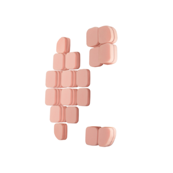 Spex SuperShape Back Support _ ryg med tilpasset klodser