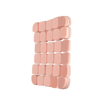 Spex SuperShape ryg med skumklodser