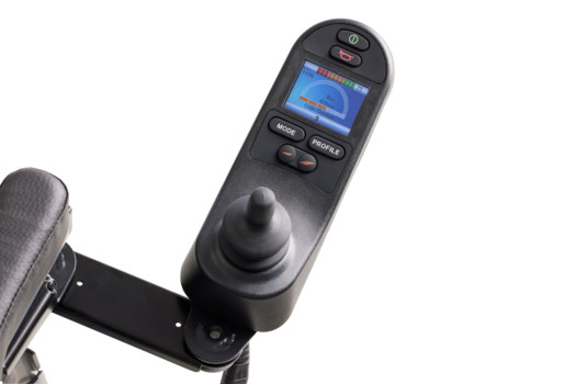 Bariatric comfort wheelchair Cobi Cruise Power Joystick 3 Outdoor